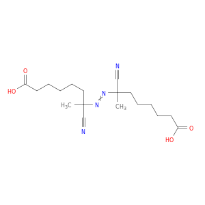 Octanoic acid, 7,7'-azobis[7-cyano-