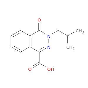 3-Isobutyl-4-oxo-3,4-dihydrophthalazine-1-carboxylic acid