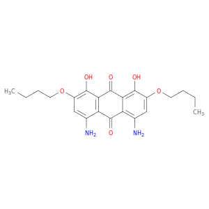 9,10-Anthracenedione, 4,5-diamino-2,7-dibutoxy-1,8-dihydroxy-