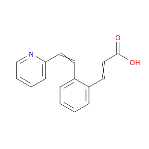 2-Propenoic acid, 3-[[2-(pyridinyl)ethenyl]phenyl]-