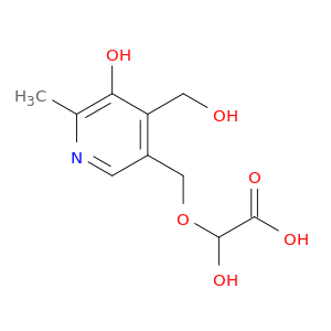 2-羟基-2-[[5-羟甲-4-(羟甲基)-6-甲基-3-吡啶基]甲氧基]乙酸