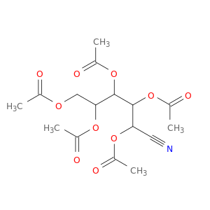 (1,2,4,5-tetraacetyloxy-1-cyano-pentan-3-yl) acetate