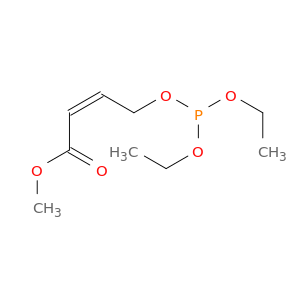 2-Butenoic acid, 4-[(diethoxyphosphino)oxy]-, methyl ester, (Z)-