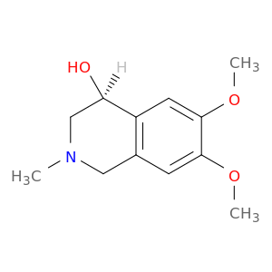 4-Isoquinolinol, 1,2,3,4-tetrahydro-6,7-dimethoxy-2-methyl-, (S)-