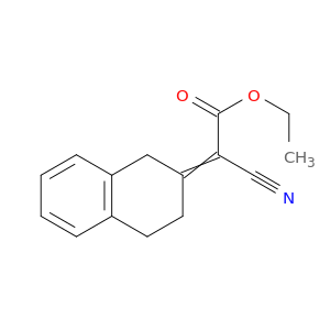Acetic acid, cyano(3,4-dihydro-2(1H)-naphthalenylidene)-, ethyl ester