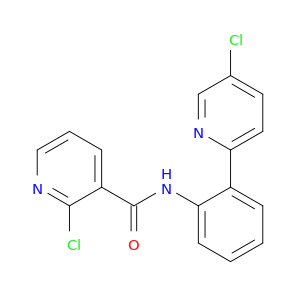 3-Pyridinecarboxamide, 2-chloro-N-[2-(5-chloro-2-pyridinyl)phenyl]-