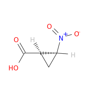 环丙烷羧酸,2-硝基-,CIS-
