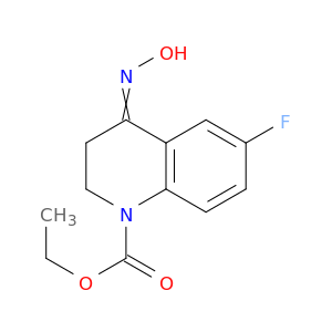 6-氟-3,4-二氢-4-(羟基亚胺基)-1(2H)-喹啉羧酸乙酯