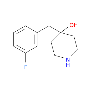 4-[(3-fluorophenyl)methyl]piperidin-4-ol