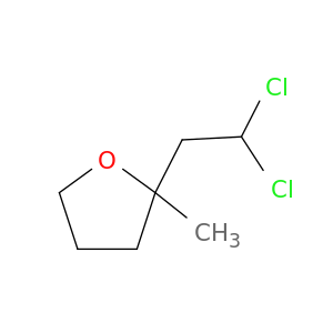 Furan, 2-(2,2-dichloroethyl)tetrahydro-2-methyl-