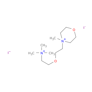4-methyl-4-{2-[2-(trimethylammonio)ethoxy]ethyl}morpholin-4-ium diiodide