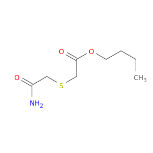 Acetic acid, [(2-amino-2-oxoethyl)thio]-, butyl ester