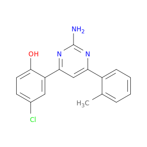 Phenol, 2-[2-amino-6-(2-methylphenyl)-4-pyrimidinyl]-4-chloro-