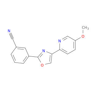 Benzonitrile, 3-[4-(5-methoxy-2-pyridinyl)-2-oxazolyl]-