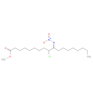 Octadecanoic acid, 9-chloro-10-(nitroimino)-, methyl ester