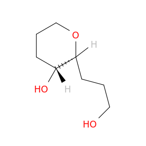2H-Pyran-2-propanol, tetrahydro-3-hydroxy-, trans-