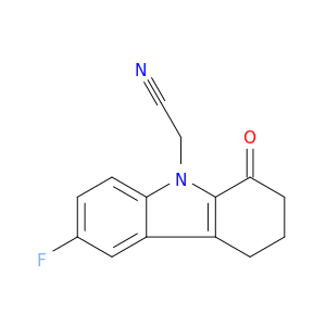 9H-Carbazole-9-acetonitrile, 6-fluoro-1,2,3,4-tetrahydro-1-oxo-