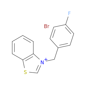 Benzothiazolium, 3-[(4-fluorophenyl)methyl]-, bromide