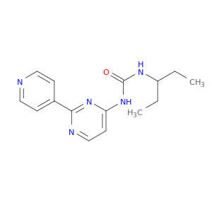 Urea, N-(1-ethylpropyl)-N'-[2-(4-pyridinyl)-4-pyrimidinyl]-