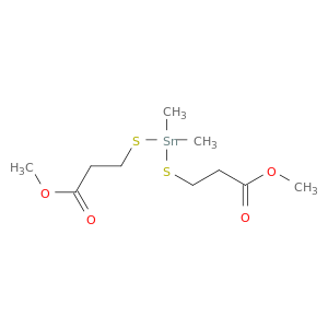 Propanoic acid, 3,3'-[(dimethylstannylene)bis(thio)]bis-, dimethyl ester