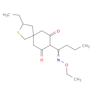 2-Thiaspiro[4.5]decane-7,9-dione, 8-[1-(ethoxyimino)butyl]-3-ethyl-