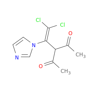 2,4-Pentanedione, 3-[2,2-dichloro-1-(1H-imidazol-1-yl)ethenyl]-