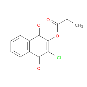 3-chloro-1,4-dioxo-1,4-dihydronaphthalen-2-yl propanoate