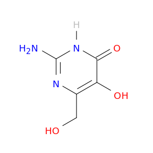 2-Amino-5-hydroxy-6-(hydroxymethyl)pyrimidin-4(3H)-one