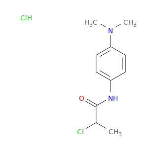 2-Chloro-N-[4-(dimethylamino)phenyl]propanamide Hydrochloride