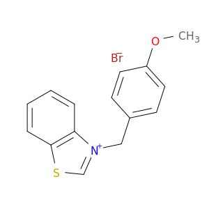 Benzothiazolium, 3-[(4-methoxyphenyl)methyl]-, bromide
