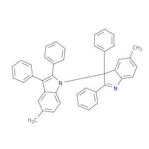 1H-Indole, 5-methyl(5-methyl-2,3-diphenyl-3H-indol-3-yl)-2,3-diphenyl-