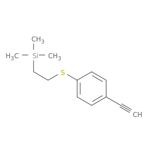 Silane, [2-[(4-ethynylphenyl)thio]ethyl]trimethyl-