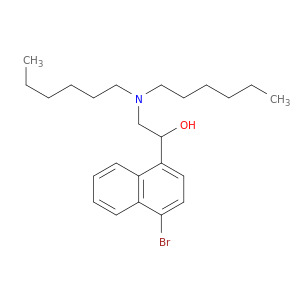 1-(4-bromonaphthalen-1-yl)-2-(dihexylamino)ethanol