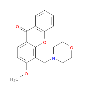 3-METHOXY-4-(4-MORPHOLINYLMETHYL)-9H-XANTHEN-9-ONE