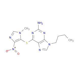 9-butyl-6-[(1-methyl-4-nitro-1h-imidazol-5-yl)sulfanyl]-9h-purin-2-amine