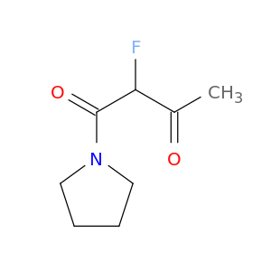 Pyrrolidine, 1-(2-fluoro-1,3-dioxobutyl)-