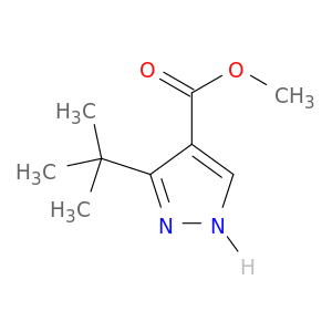 3-(叔丁基)-1H-吡唑-4-羧酸甲酯