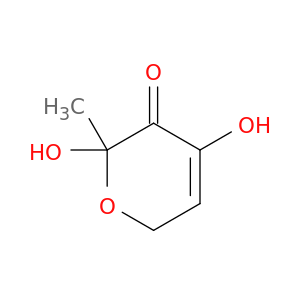 2H-Pyran-3(6H)-one, 2,4-dihydroxy-2-methyl-