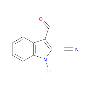 1H-Indole-2-carbonitrile, 3-formyl-