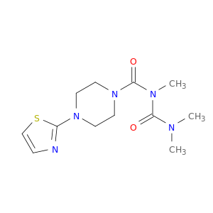 N-(DIMETHYLCARBAMOYL)-N-METHYL-4-(1,3-THIAZOL-2-YL)PIPERAZINE-1-CARBOXAMIDE