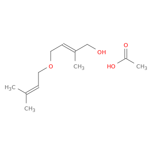 2-Buten-1-ol, 2-methyl-4-[(3-methyl-2-butenyl)oxy]-, acetate, (E)-