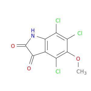 1H-Indole-2,3-dione, 4,6,7-trichloro-5-methoxy-