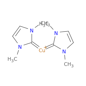 Copper(1+), bis(1,3-dihydro-1,3-dimethyl-2H-imidazol-2-ylidene)-