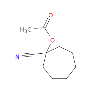 Cycloheptanecarbonitrile,1-(acetyloxy)-
