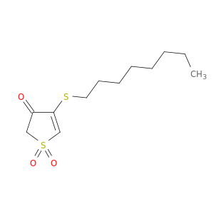 3(2H)-Thiophenone, 4-(octylthio)-, 1,1-dioxide