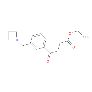 ETHYL 4-[3-(AZETIDIN-1-YLMETHYL)PHENYL]-4-OXOBUTYRATE