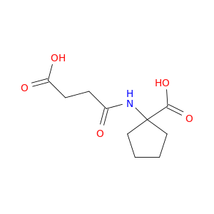 Cyclopentanecarboxylic acid, 1-[(3-carboxy-1-oxopropyl)amino]-