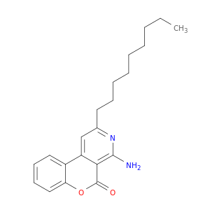 5H-[1]Benzopyrano[3,4-c]pyridin-5-one, 4-amino-2-nonyl-