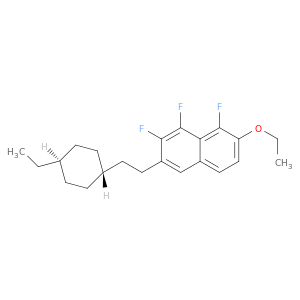 Naphthalene, 7-ethoxy-3-[2-(trans-4-ethylcyclohexyl)ethyl]-1,2,8-trifluoro-