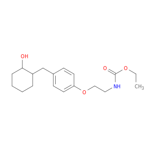 ethyl N-[2-[4-[(2-hydroxycyclohexyl)methyl]phenoxy]ethyl]carbamate
